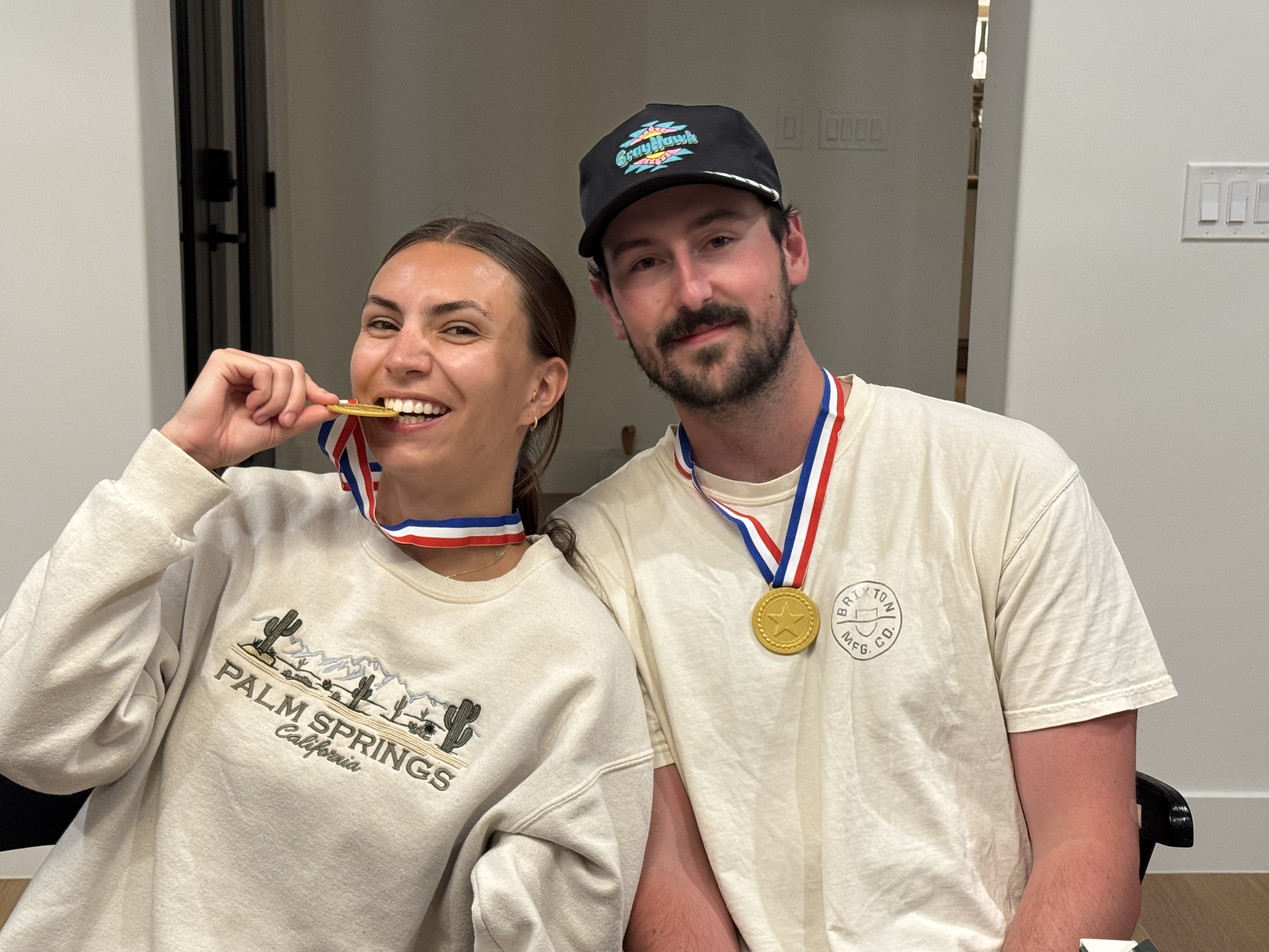 Sammy and Glasha — inaugural Founders Pro-Am champions